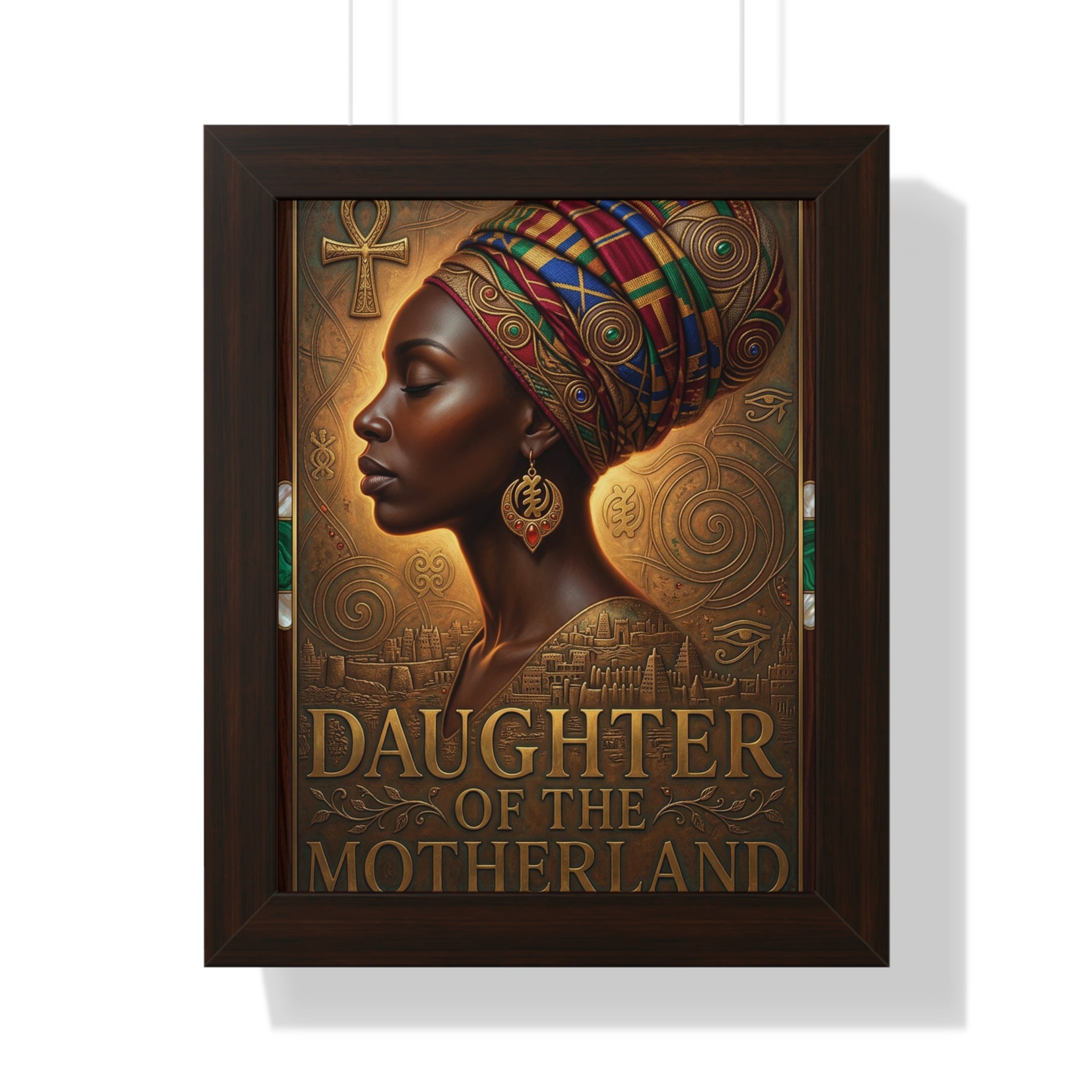 Daughter of the Motherland – Afrocentric Artistic Wall Poster Print