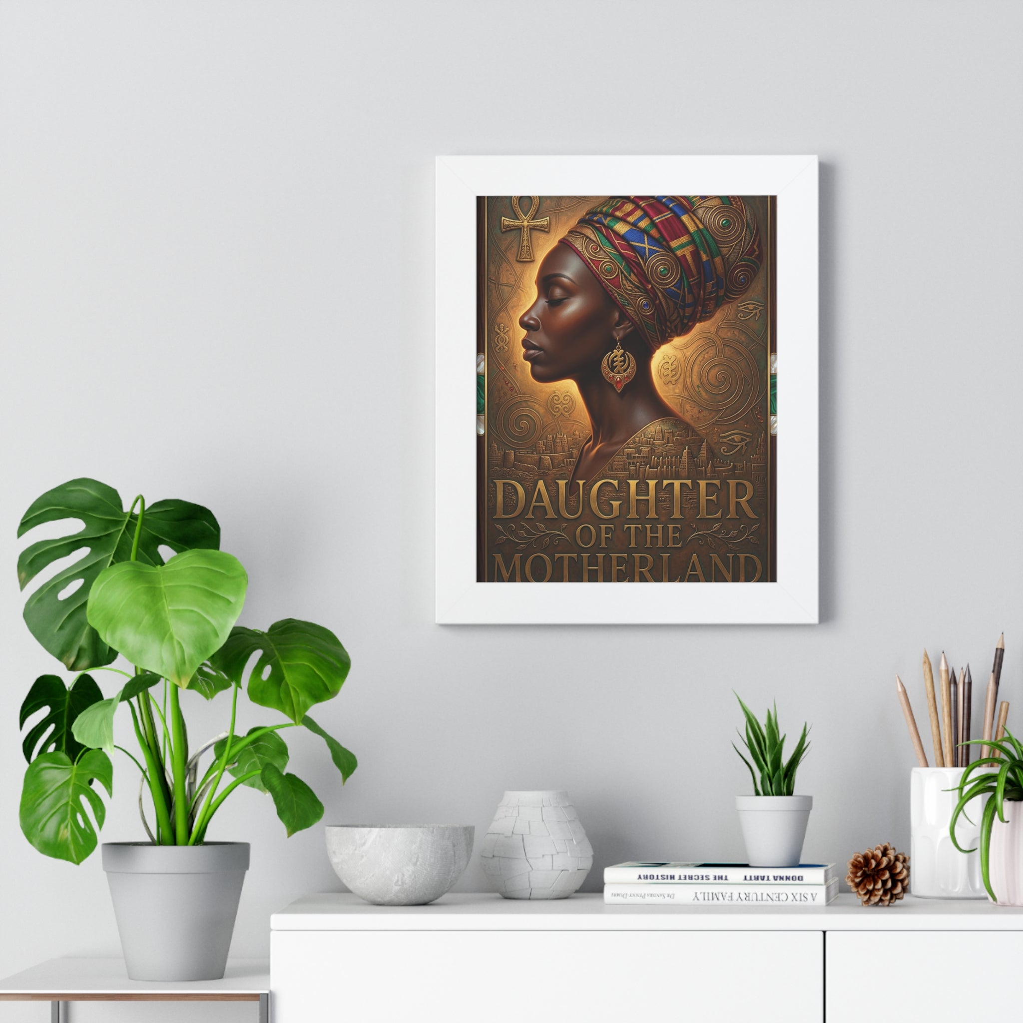 Daughter of the Motherland – Afrocentric Artistic Wall Poster Print