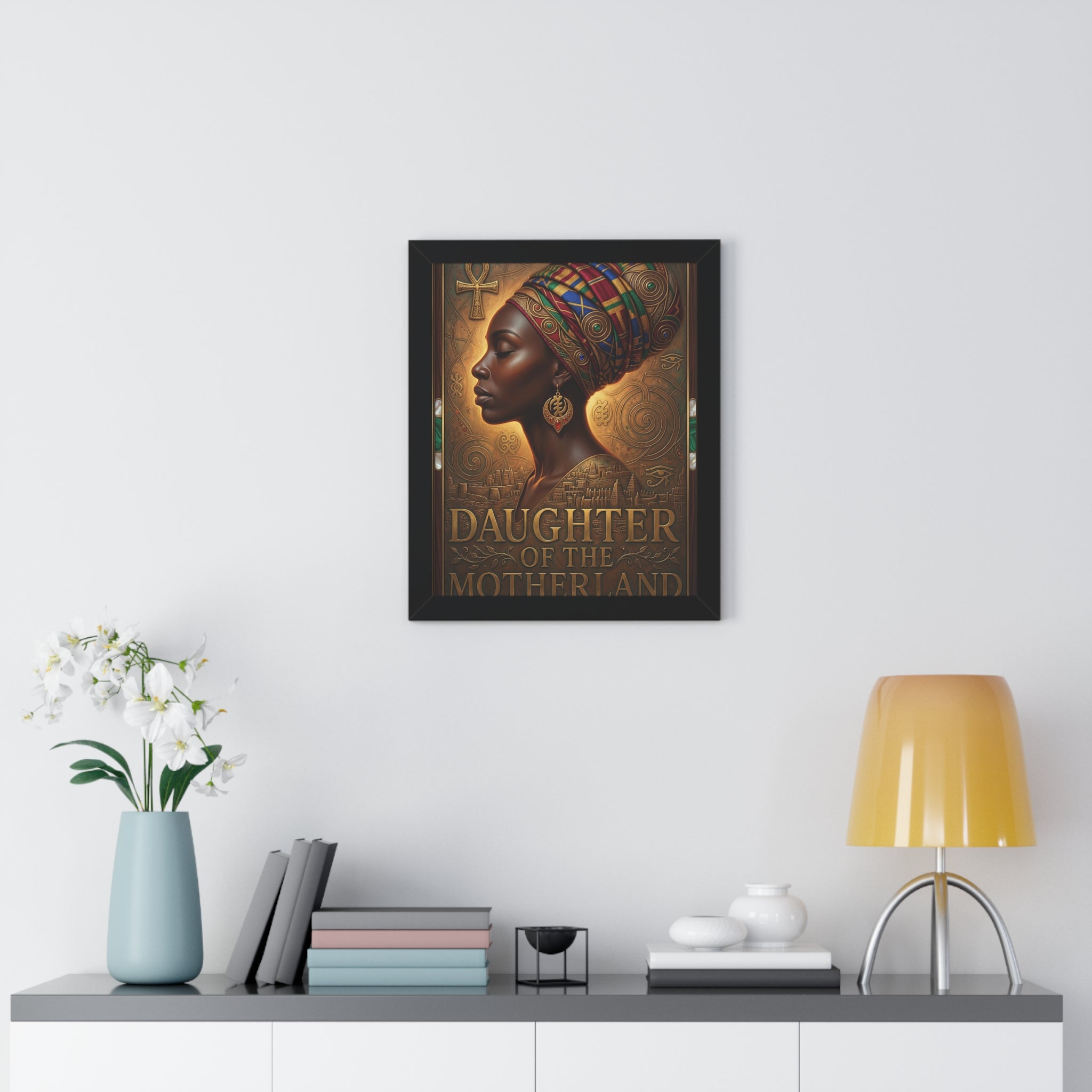 Daughter of the Motherland – Afrocentric Artistic Wall Poster Print