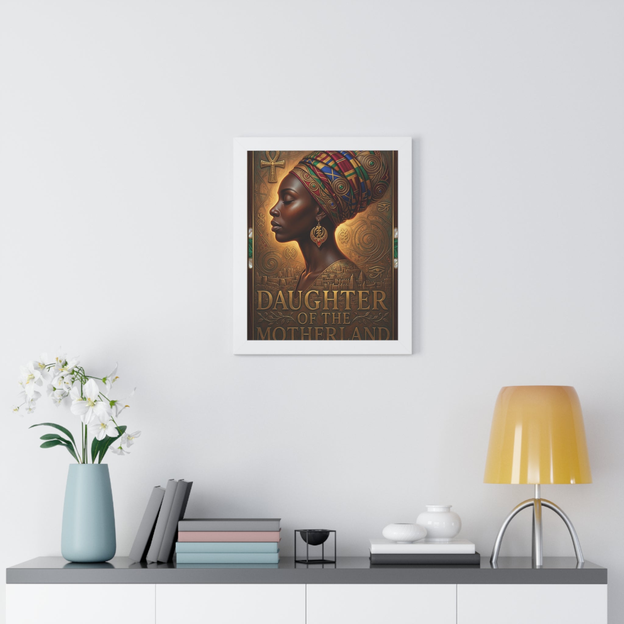 Daughter of the Motherland – Afrocentric Artistic Wall Poster Print