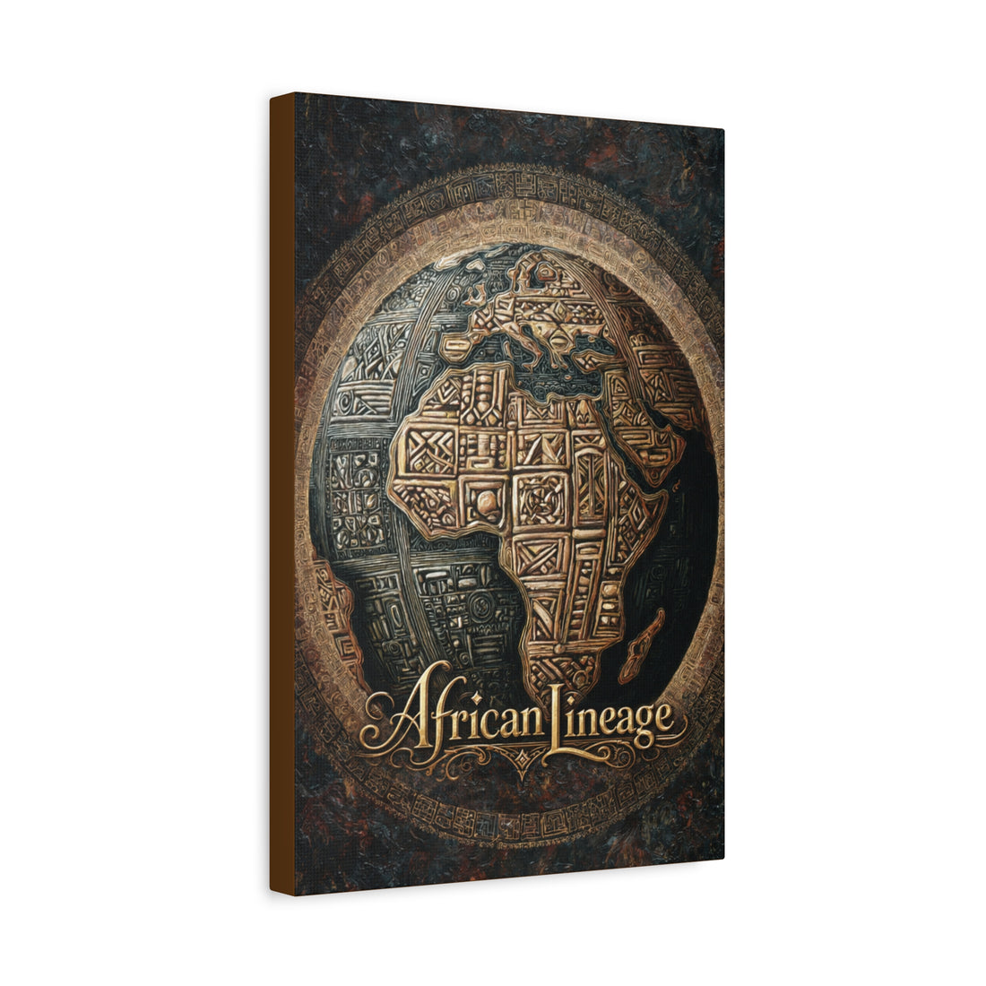 African Lineage Matte Canvas Wall Art — Stretched 1.25"