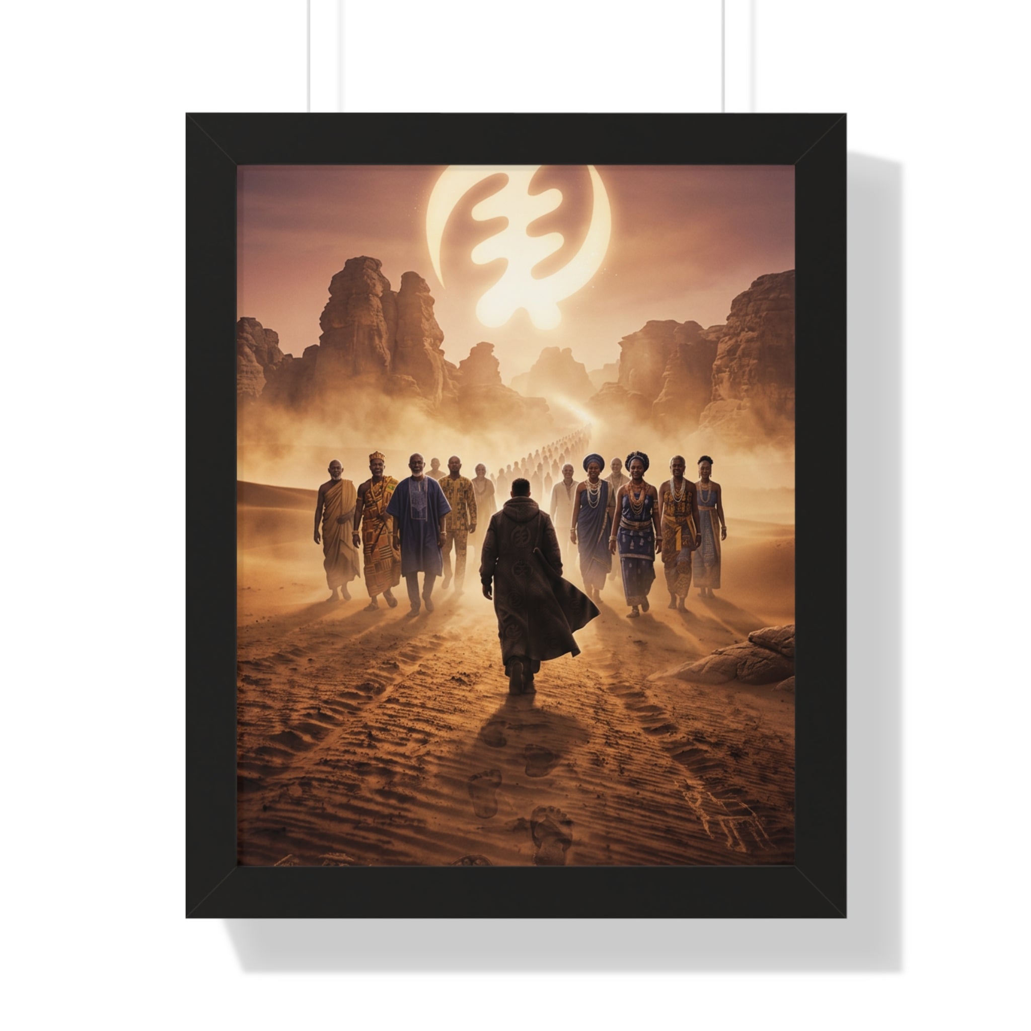 African Lineage – African Heritage Canvas Wall Art | Ancestral Journey Afrocentric Poster