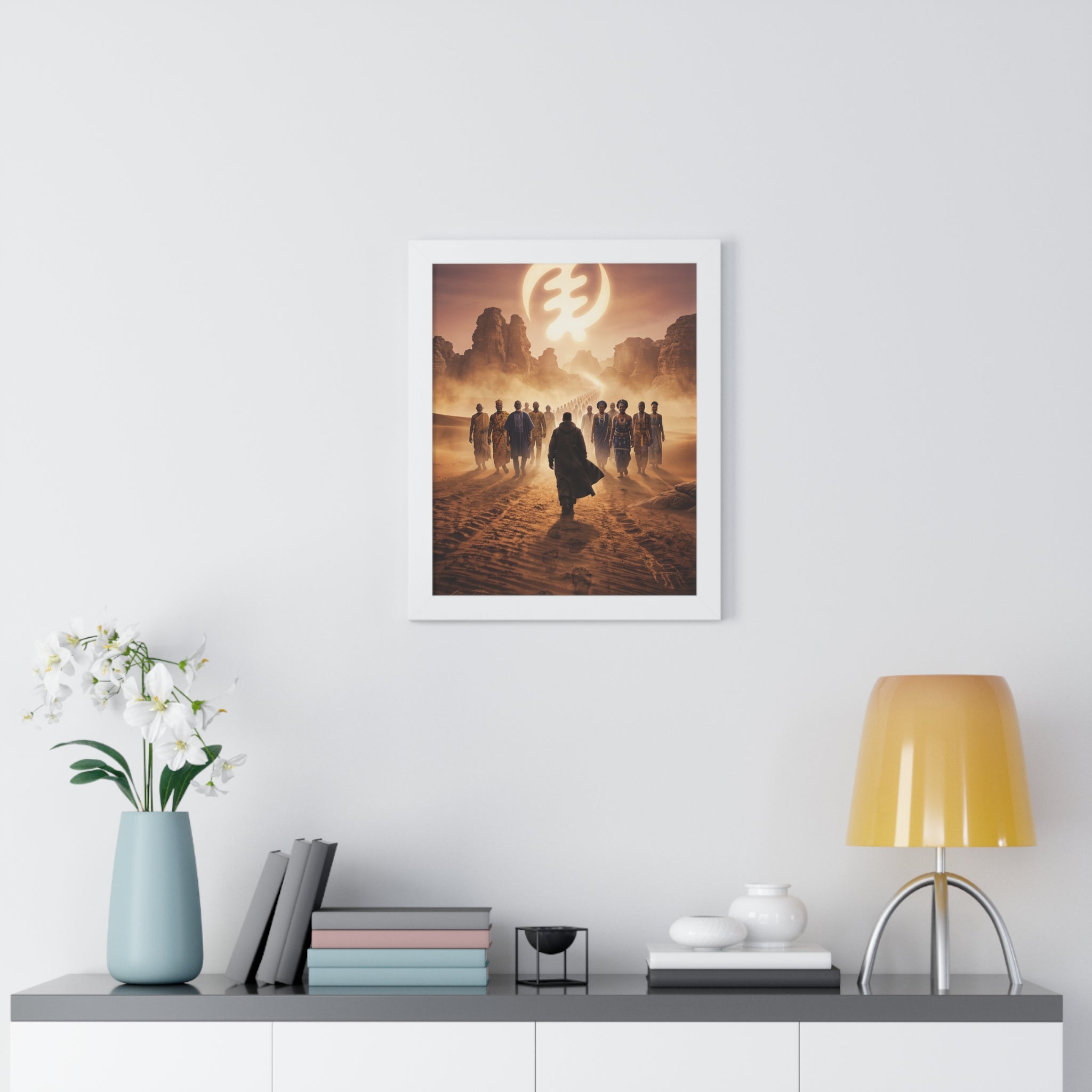 African Lineage – African Heritage Canvas Wall Art | Ancestral Journey Afrocentric Poster