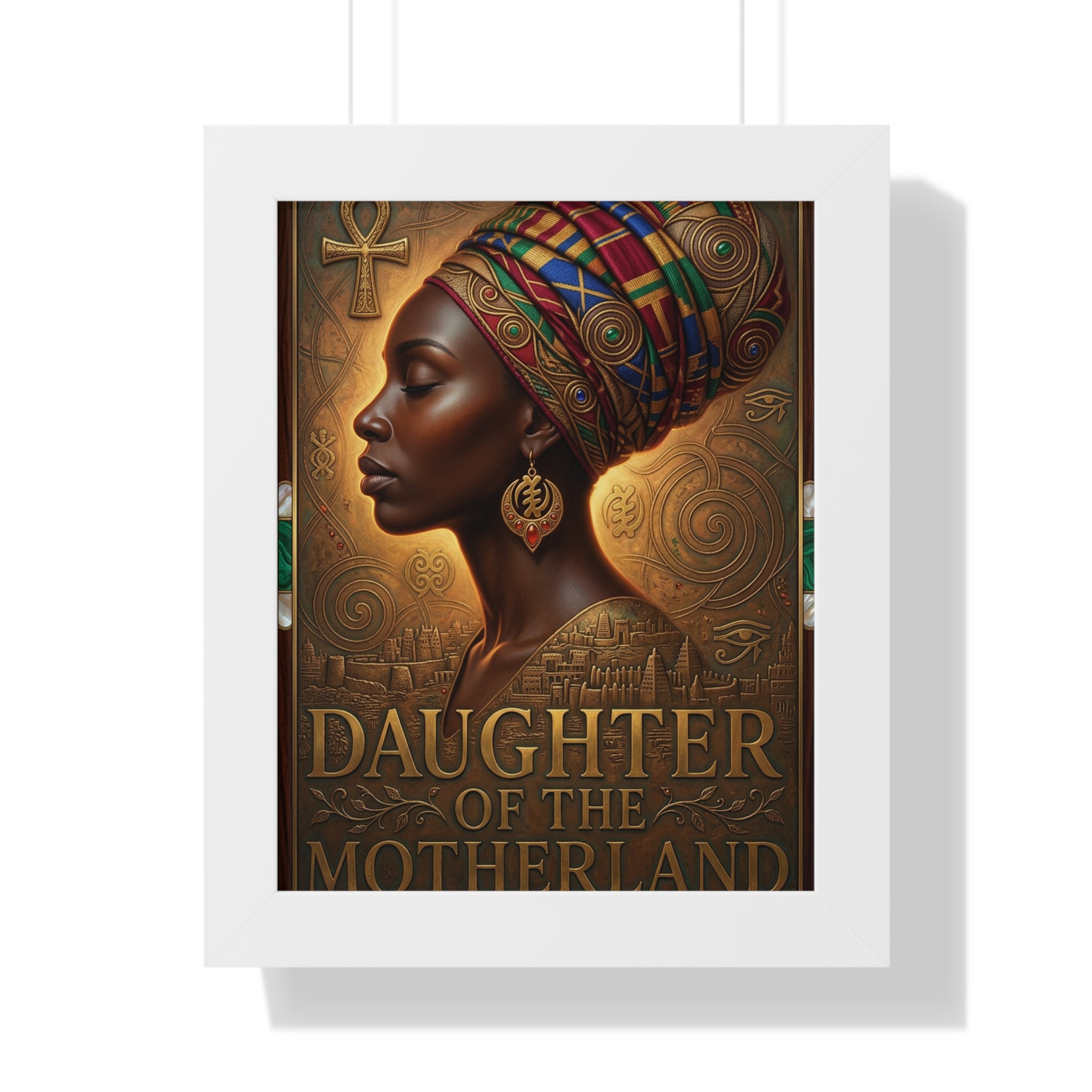 Daughter of the Motherland – Afrocentric Artistic Wall Poster Print