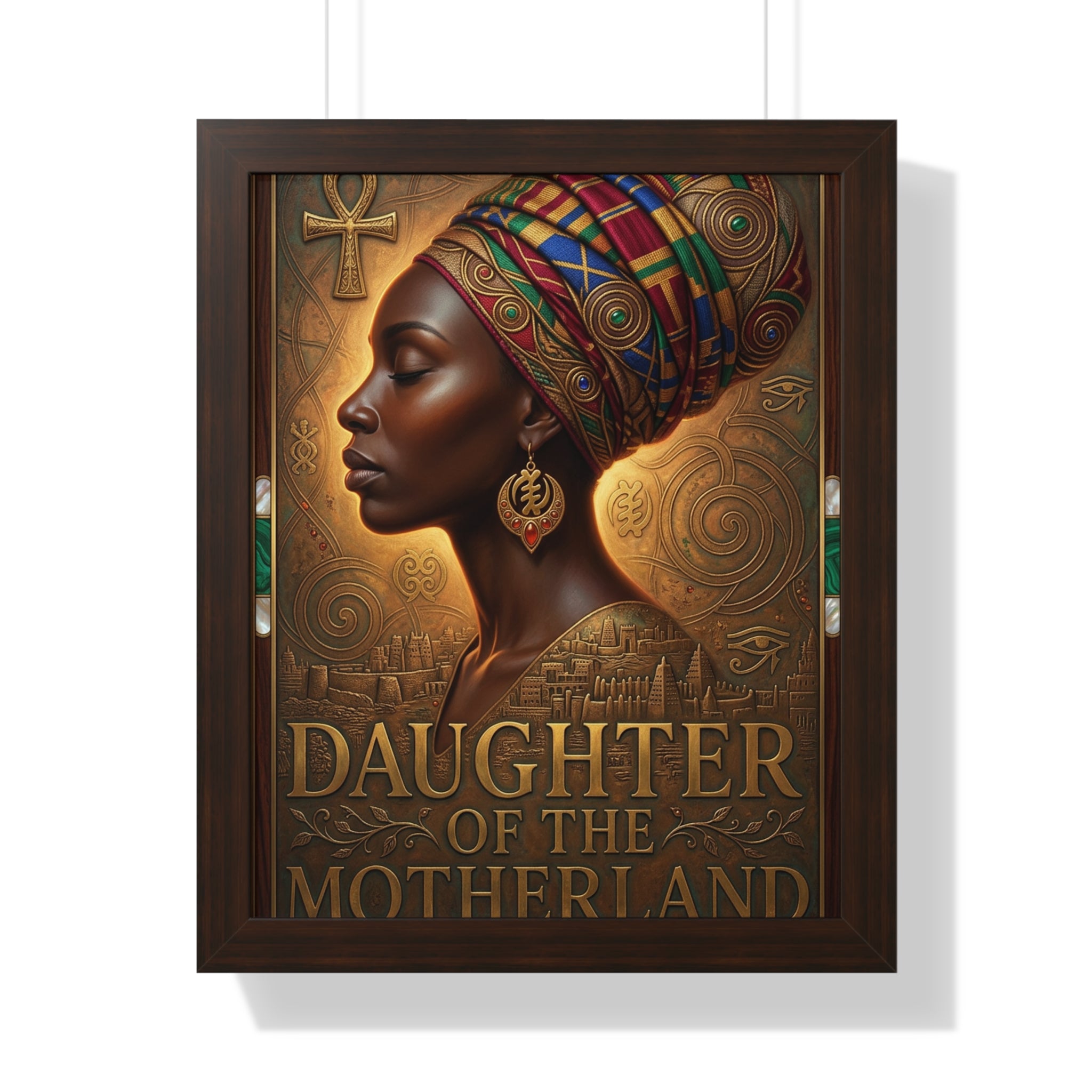 Daughter of the Motherland – Afrocentric Artistic Wall Poster Print