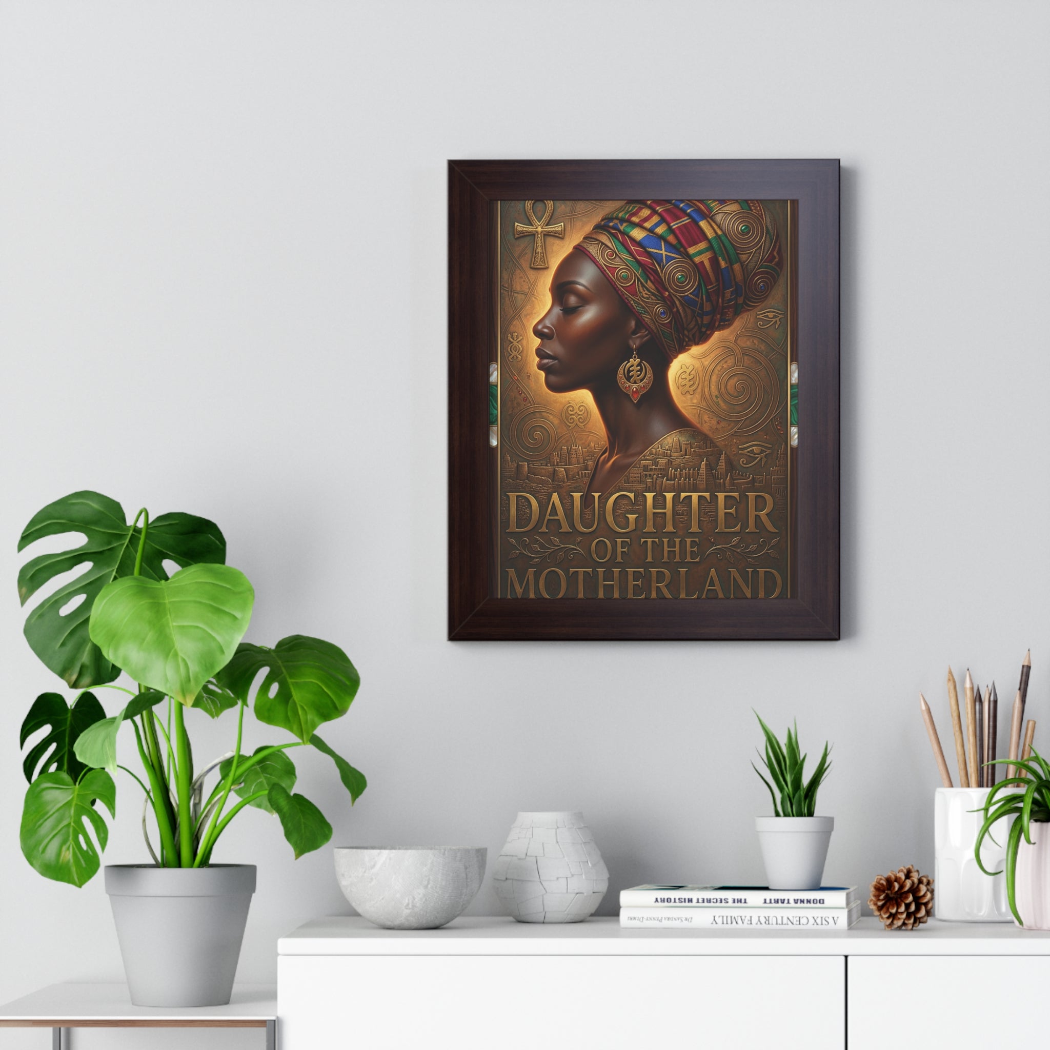 Daughter of the Motherland – Afrocentric Artistic Wall Poster Print