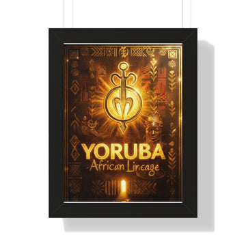 Yoruba Spiritual Symbolism Canvas – African Heritage Wall Art