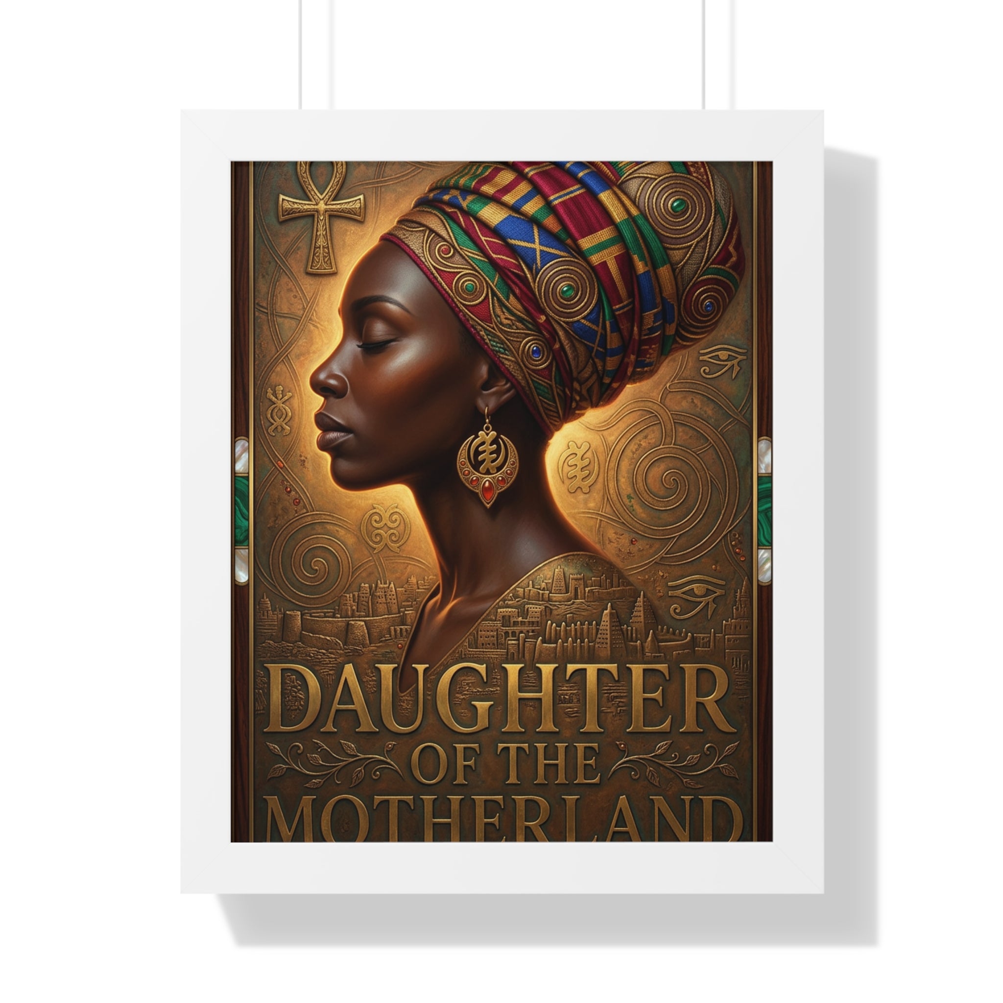 Daughter of the Motherland – Afrocentric Artistic Wall Poster Print