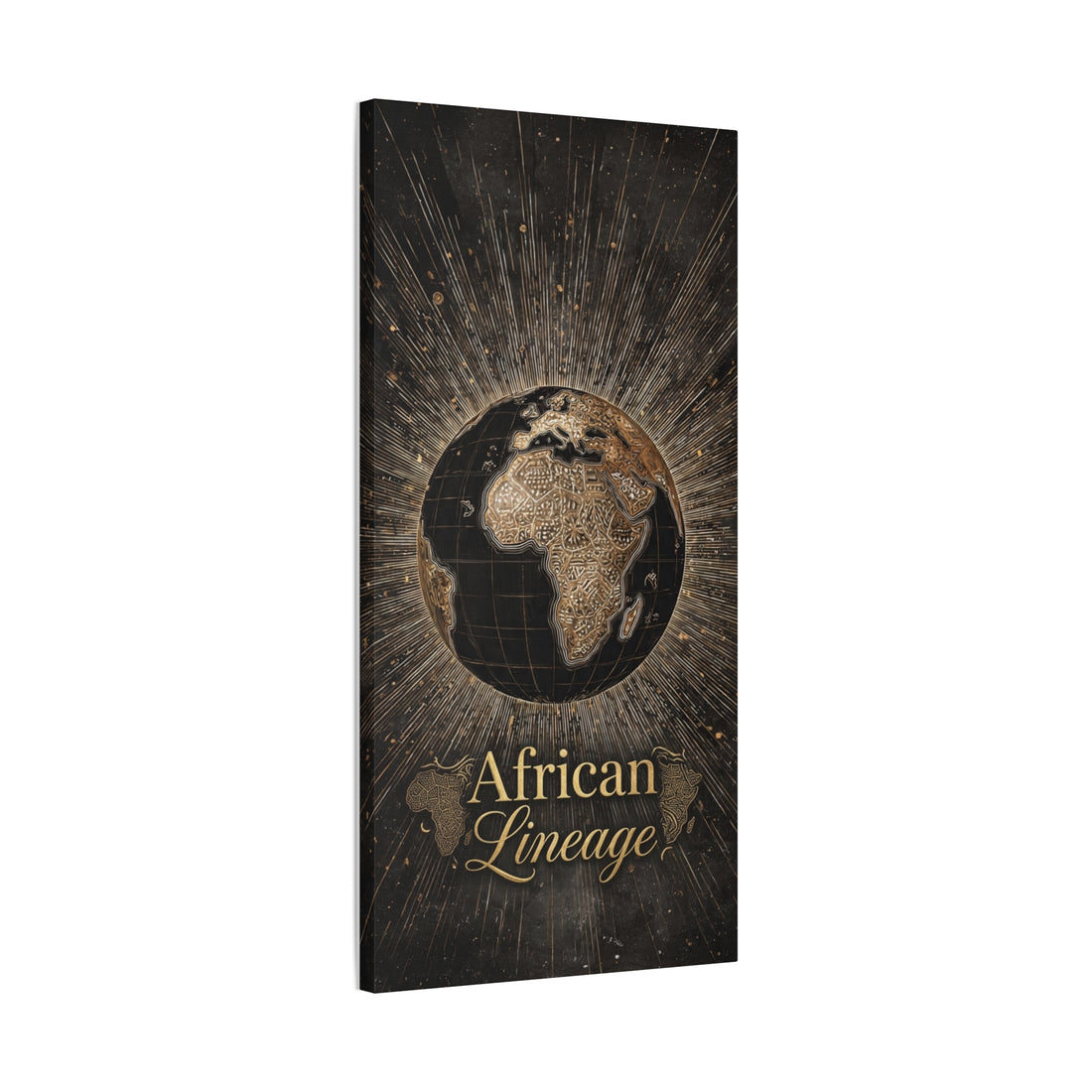 African Lineage Matte Canvas Print