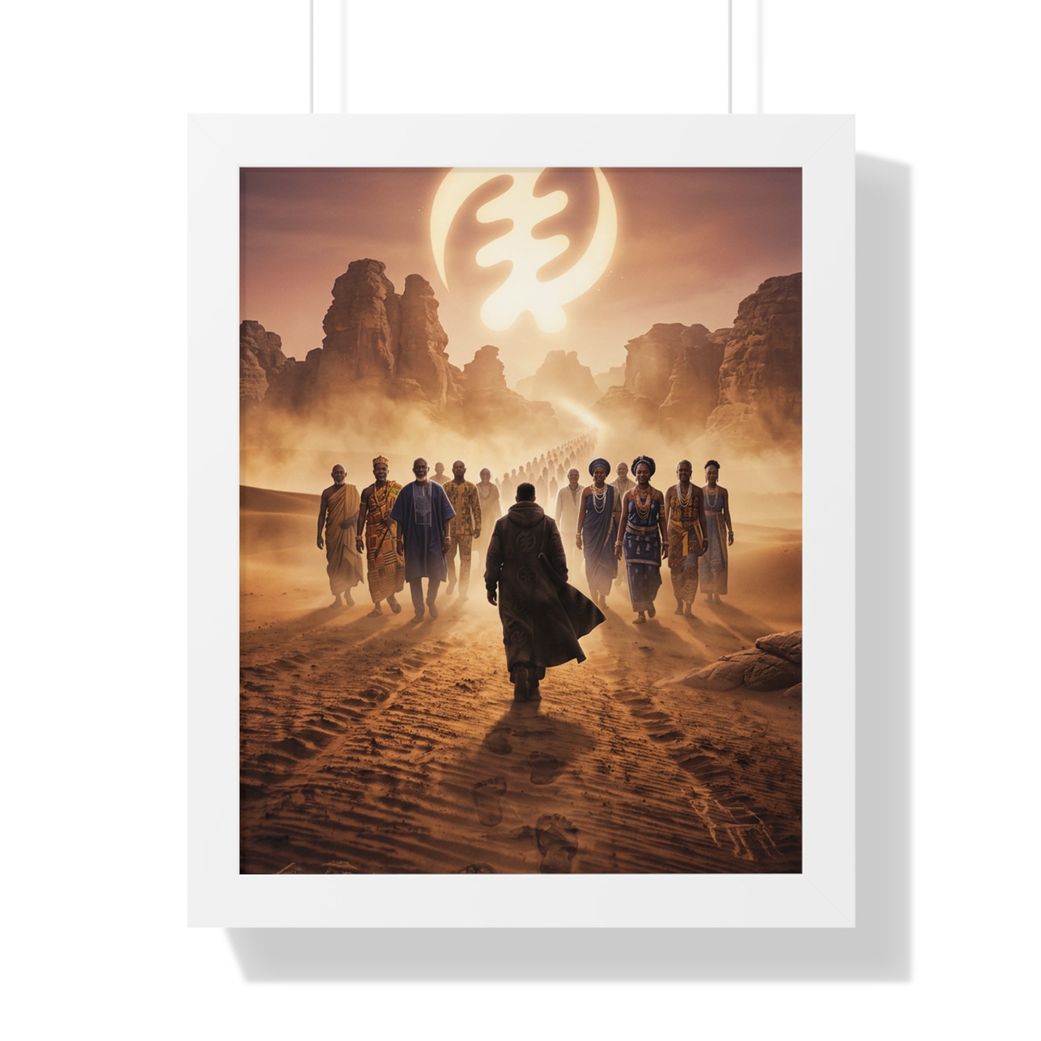 African Lineage – African Heritage Canvas Wall Art | Ancestral Journey Afrocentric Poster