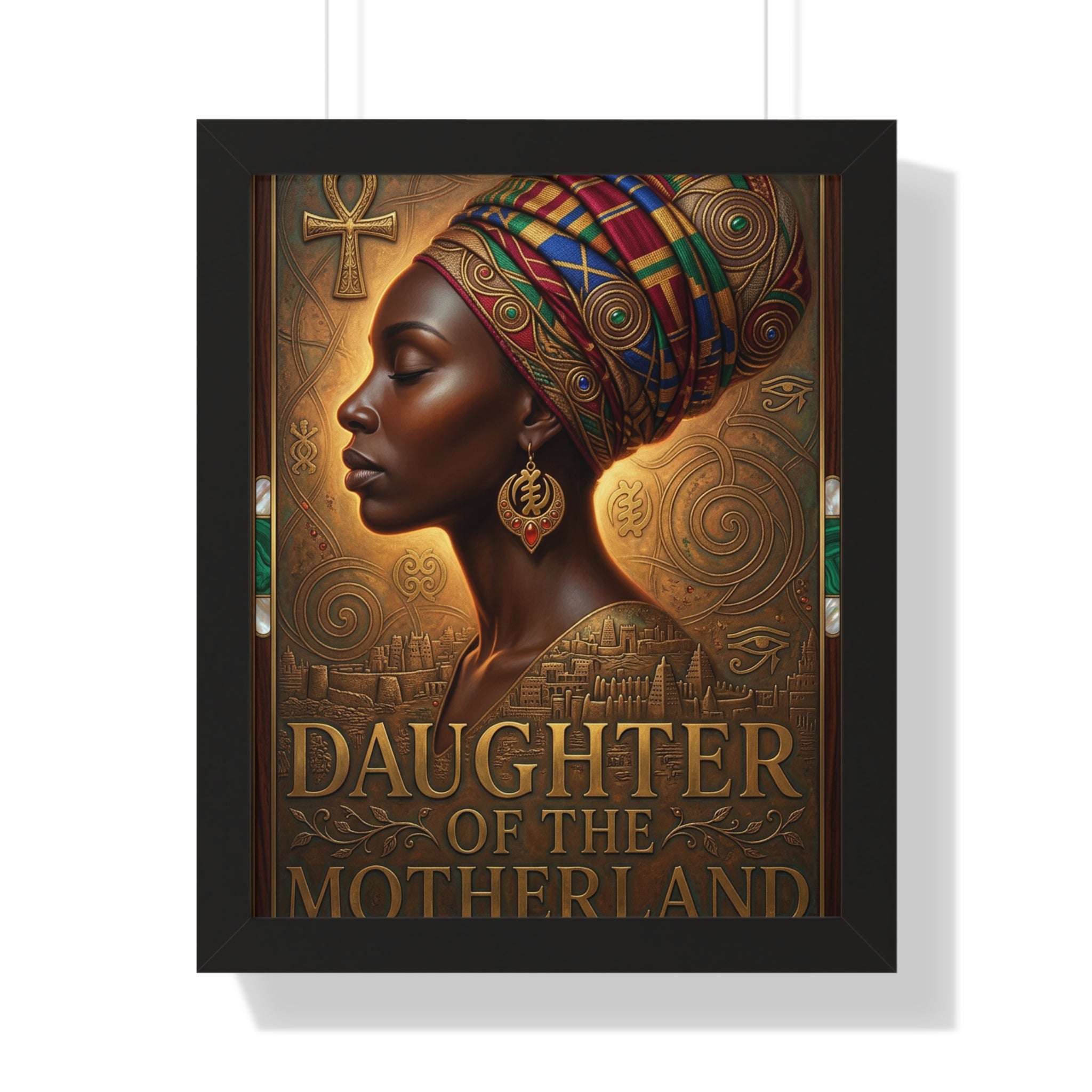 Daughter of the Motherland – Afrocentric Artistic Wall Poster Print