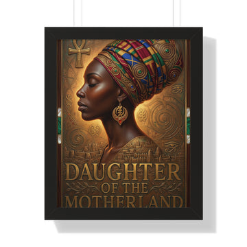 Daughter of the Motherland – Afrocentric Artistic Wall Poster Print